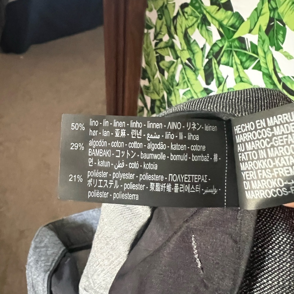 NWOT Zara Men's Gray Cargo Shorts 32 - Picture 5 of 6